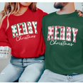 thumbnail image 6 of VILOVE Merry Christmas Couples Matching Outfits Christmas Couples His and Her Sweatshirt Xmas Holiday Long Sleeve Top, 6 of 6