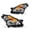 Black, variant on BRYGHT-Chrome Headlights For 2007 2008 2009 Nissan Altima Chrome Housing Amber Corner Headlights Lamps