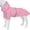 Pink-4XL, variant on Full-cover Dog Raincoat Reflective Pet Dog Waterproof Jackets Clothes for Puppy Jumpsuits Bunny Kitten Pet Rain Coat