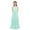 Mint Green, variant on iiniim Little Girl Sequins Halter Neck Ruffled Flower Girls Formal Dress Chiffon Maxi Long Evening Prom Gowns Ivory 8