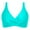 Mint Green, variant on Womens Swimsuits Back Stainless Steel Hooks Tops Underwire Bikini Top Plus Size Tankini Swimwear Green