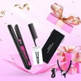 thumbnail image 4 of Cordless Flat Iron Hair Straightener-20 Million Anion Cordless Flat Iron Straightener with 1" Iron Ceramic Floating Plates,LCD Display,2 Hair Clips,Black,Pro Version, 4 of 8