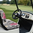 thumbnail image 6 of Pzuqiu Hibiscus Pattern Golf Cart Seat Covers Breathable, Decorative Golf Cart Bench Seat Covers Fit for Ezgo, 6 of 10