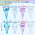 thumbnail image 2 of Pajitas reutilizables de plástico Frozen, 24 unidades, con diseño de copos de nieve, 2 of 7