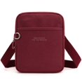 thumbnail image 2 of CAIXIA Messenger Bag Womens Fashion Nylon Canvas Mini Crossbody Phone Messenger Purse, Daily Commute Casual Outing Shoulder Bag, 2 of 4