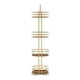 thumbnail image 5 of Mueble Para Baño Estantería Almacenamiento Para Baño de 4 Niveles Organizador De Baño Metalico Dorado con Madera Acacia, 5 of 10