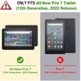 thumbnail image 2 of RHEA- Fire 7 Tablet (12Th Gen 2022) Folio Case | Fintie, 2 of 3