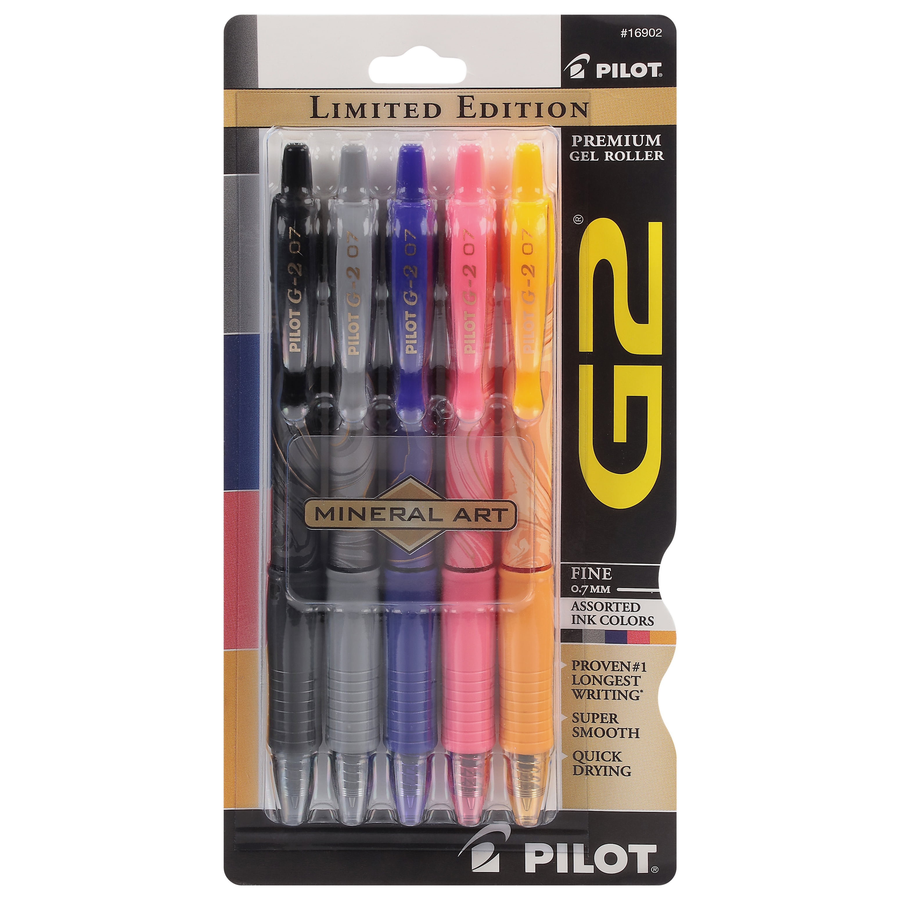 Pilot 5ct Precise V5 Rolling Ball Pens Extra Fine Point 0.5mm Assorted Inks