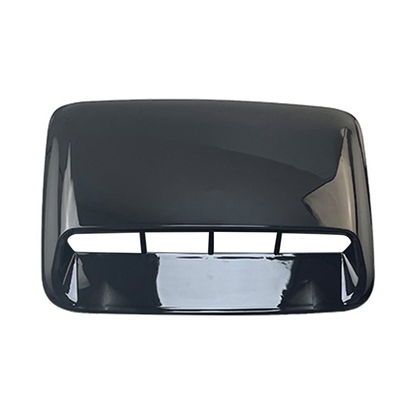 Walbest Universal Car Decorative Air Flow Intake Hood Scoop Vent Turbo Bonnet Cover Carbon Friber