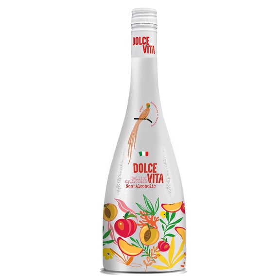 Dolce Vita Bellini Equivocado Non-alcoholic Mocktail Low Calories 1 Bottle 750 ml
