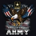 thumbnail image 3 of Tee Hunt United States Army T-Shirt Bald Eagle Army Strong Since 1775 USA Mens Shirt, Charcoal, 3X-Large, 3 of 5