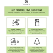 Essence Refresh Kit – Stress Relief Essential Oil Blend – Black Aromatherapy Pod