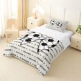 thumbnail image 2 of Erosebridal Hexagon Soccer Bow Knot Twin Comforter Sets 3-Piece for Children Girls,Sport Football Bedding Set for Kids Teens Boys,Microfiber Bedroom Decor, 2 of 6