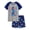 Gray & Navy Football, variant on Little & Big Boys Pajamas Gray Basketball Cool Sport 2-Piece Short Sleeve Comfy Kid PJ Set Size 8