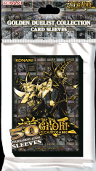 Yugioh Golden Duelist Collection Card Sleeves 50 Sleeves Sealed 