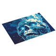 thumbnail image 2 of Bingfone Abstract Blue Skull ,18" x 24"Dish Drying Mat for Kitchen Counter,Ultra Absorbent Microfiber, 2 of 7
