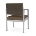 thumbnail image 5 of Lesro Lenox Steel Fabric Guest Waiting Room Guest Chair in Silver/Peppercorn/Castillo Quarry, 5 of 5