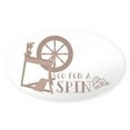thumbnail image 1 of CafePress - Go For A Spin Sticker - Sticker (Oval), 1 of 1