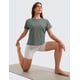 thumbnail image 3 of Remera CRZ YOGA de Algodón Pima Cuello Redondo Relajada Gris Salvia M, 3 of 5