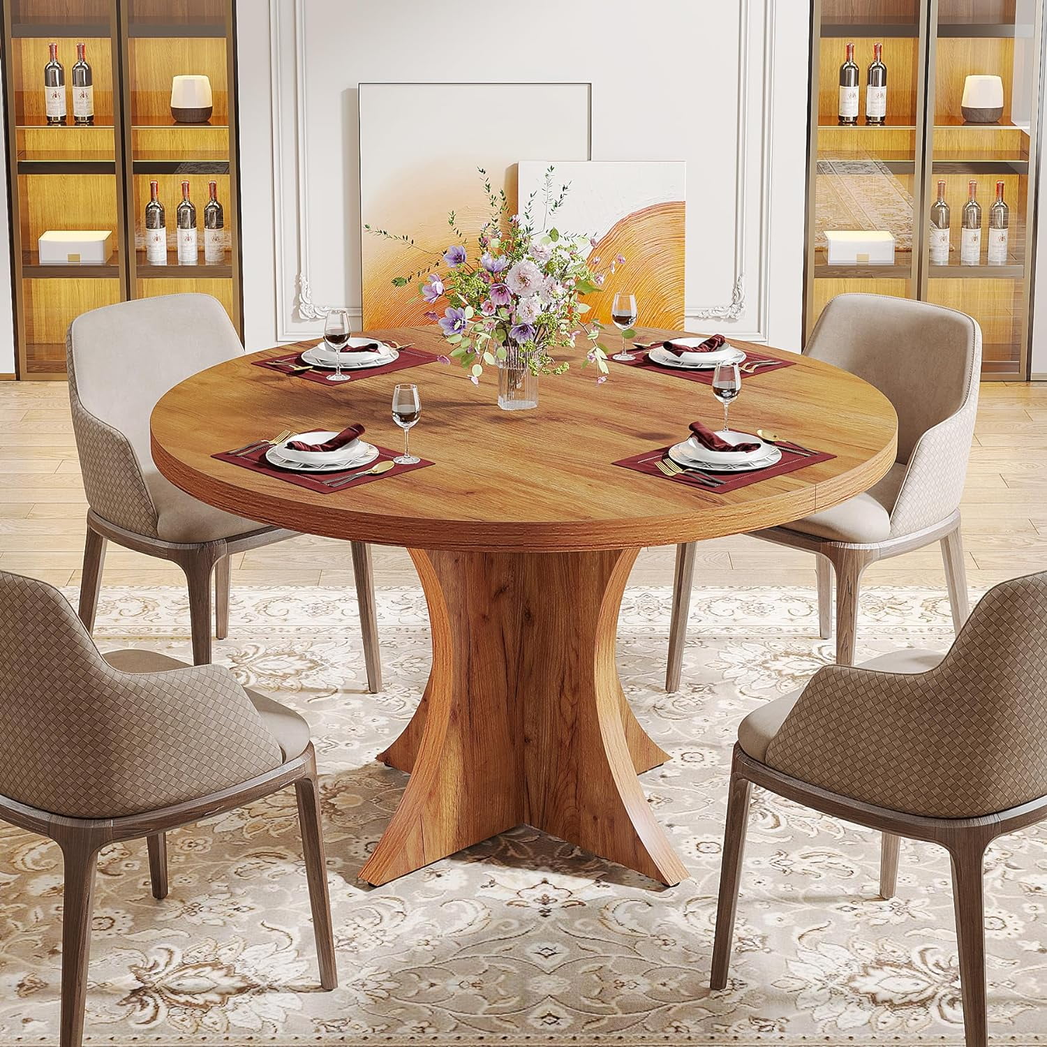 Dining Table（T-2729ME-NT）/ 柳宗理 Tribesigns Round Dining