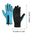 thumbnail image 3 of Waterproof Windproof Thermal Gloves, Touchscreen Sports Gloves for Men and Women, Snug-Fitting Winter Gloves with Non-Slip Palm for Cycling, Hiking, and Outdoor Activities, 3 of 4