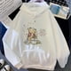 thumbnail image 4 of Sudadera con capucha de dibujos animados de Disney para mujer, ropa de calle con estampado de oso Kawaii, Winnie The Pooh, Harajuku, Y2K, años 90, 4 of 5