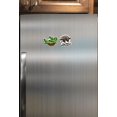 thumbnail image 7 of WIRESTER 2pcs Acrylic Fridge Magnet for Home Office Classroom Acrylic Magnets to Stick on Computer, Fridge, Dryer, Lockers - Sloth Never Worry & Upside Down Turtle, 7 of 7