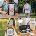 thumbnail image 3 of Pzuqiu Ice Cream Capybara Kids Backpack for School Girls 4pcs Backpack with Lunch Box Pencil Case 17 Inch Kids Backpacks Lightweight Casual Travel Daypack for Middle School, 3 of 7