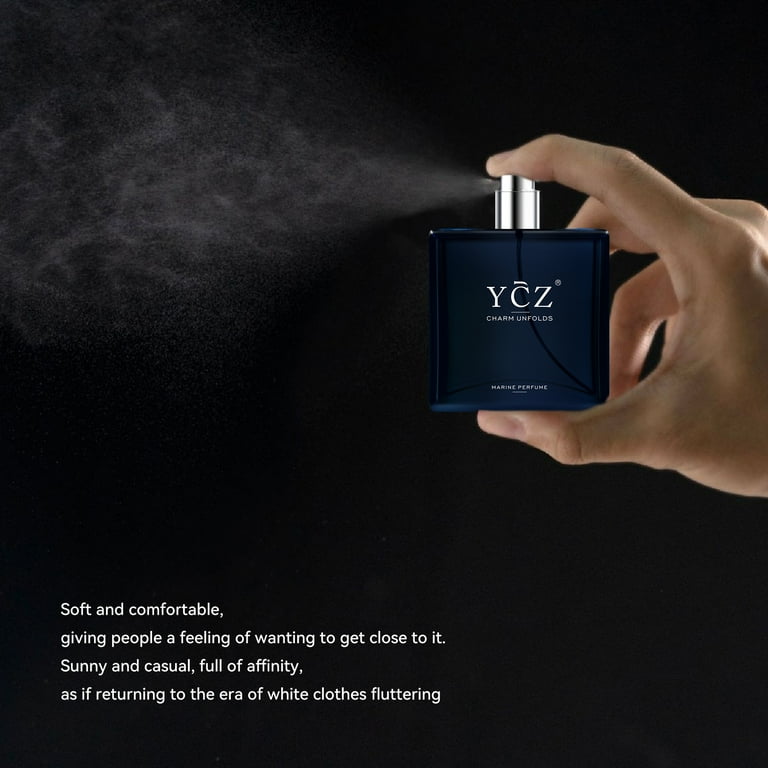 Ycz Charm Unfolds Marine Perfume for Men, 1.7 oz. Long