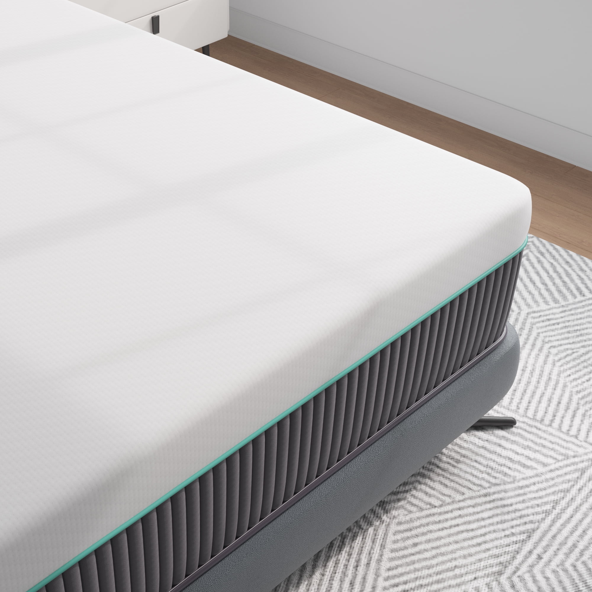Full Size Mattress, JIAVA 12" Soft Hybrid Innerspring Mattress Gel Memory Foam