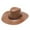 Khaki, variant on Cowboy Hats for Men Cowboy Hats Classic Outdoor Fedora Hats Fun Hats One Size