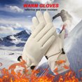 thumbnail image 1 of Teissuly Winter Warm Windproof Gloves Thickening Plush Full-finger Touching Screen Outdoor Cycling Zipper Gloves Size Fits All Unisex Teissuly WER2023112002901, 1 of 1