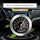 thumbnail image 2 of Car Temperature/Humidity Detector Meter Tester-Gauge Dial Type Mini Mechanical Metal Analog Thermometer / Hygrometer, 2 of 4