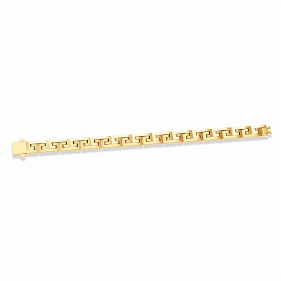 Auory Link Greek Key Bracelet in Vermeil Gold Plated for Men is a Stylish and Versatile Accessory