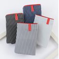 thumbnail image 6 of Men's Athletic Boxers Briefs Underwear Classical Striped Print Breathable Elastic Waistband Underpants Shorts for Sports, 6 of 8
