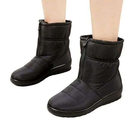 

Women s Warm Snow Boots Waterproof Non-Slip Ankle Boots for Outdoor Shopping
