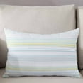 thumbnail image 3 of Aqua Yellow Stripe Throw Pillow Cover 16 x 24 Inch Decorative Pillow Cover Abstract Art Modern Vertical Striped Lumbar Pillowcase Seasonal Rectangle Cushion Case for Couch Sofa Bed Living Room, 3 of 7