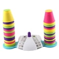 thumbnail image 1 of Bebé apilamiento, nidificación y clasificación tazas juguetes, interior, al , de Desarrollo Educativo para 2, 3 de edad bebé, CUTICAT Juguetes de tazas apilables para niños, 1 of 8