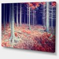 thumbnail image 2 of Beautiful Fall Forest Panorama - Landscape Canvas Art Print, 2 of 4