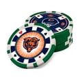 thumbnail image 6 of MasterPieces Casino Style 300 Piece Poker Chip Set - NFL Chicago Bears, 6 of 8