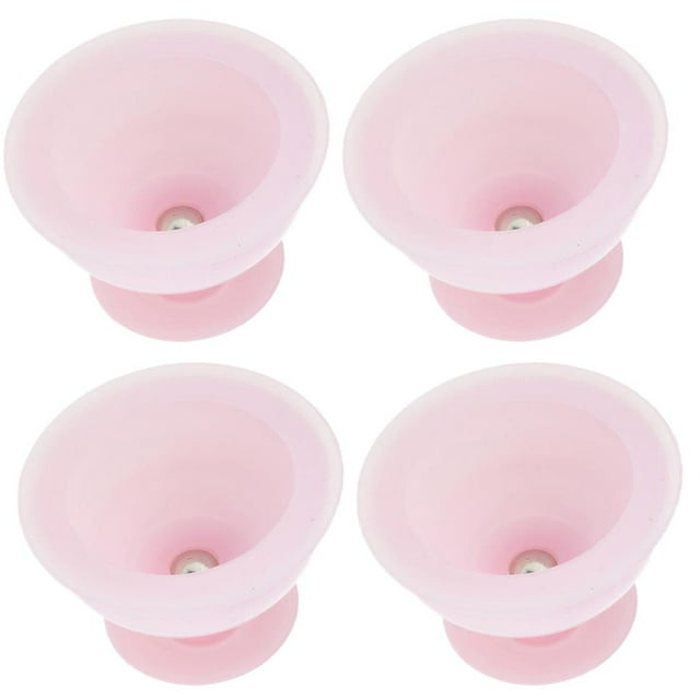 Ventosa de Masaje de Vacío de Silicona de 4 Piezas para Terapia de Masaje Facial
