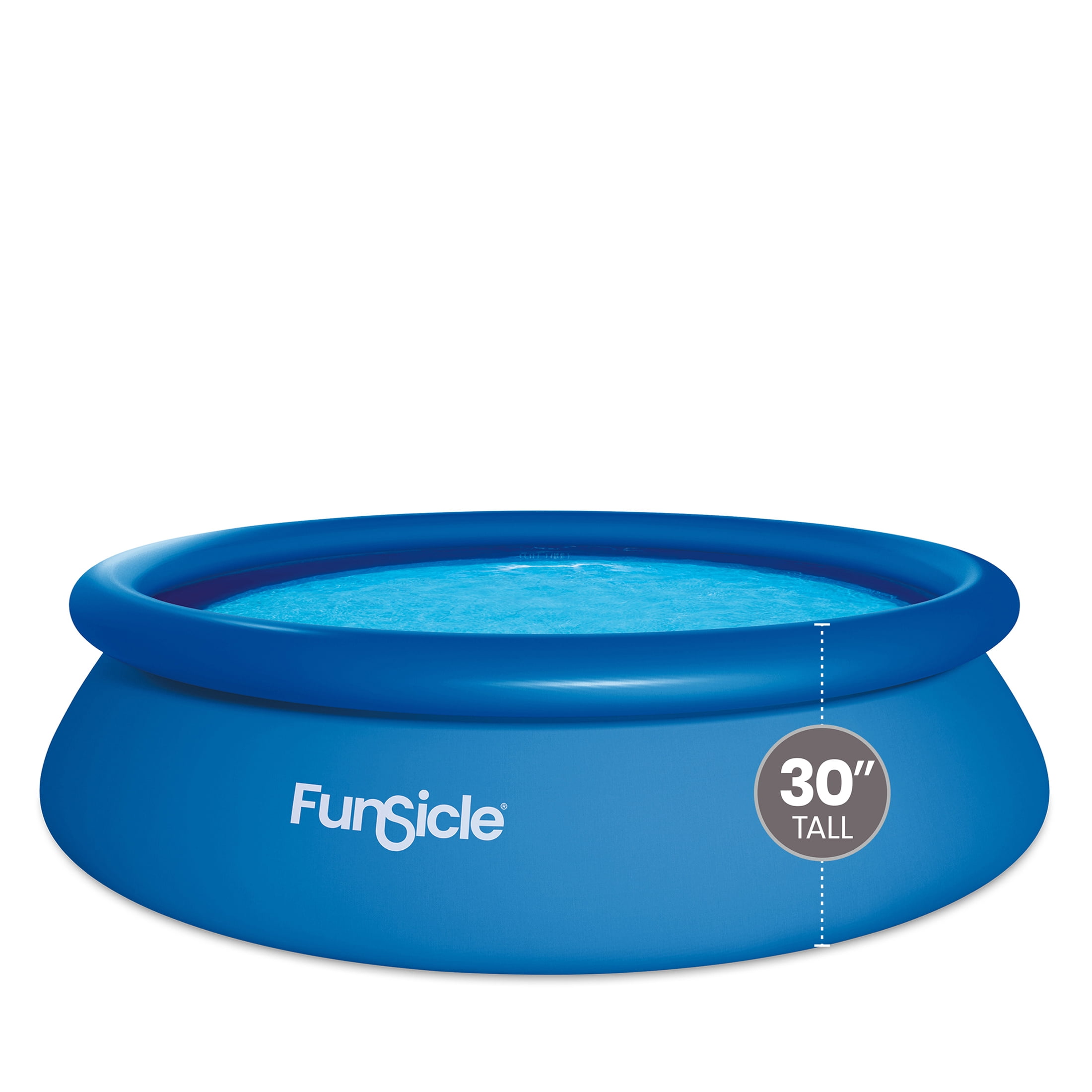 Funsicle 10 ft QuickSet Round Above Ground Pool, Includes Cartridge Filter Pump, Age 6 & Up