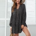 thumbnail image 4 of Vestido Con Cuello En V, Vestido De Mujer Suelto Para El Ocio Para El Día A Día. ANGGREK Otros, 4 of 6