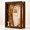 Brown-bead Shape-11"x14", variant on Shadow Box Frame Brown-bead Shape 11"x14" Photo Memorabilia Display Case
