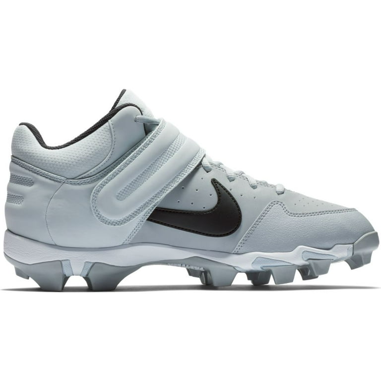 Nike Alpha Huarache Keystone Varsity Mid Cleat AO7956 12.5 Grey