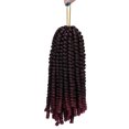 thumbnail image 3 of 3 Pack Spring Twist Braids 8" Ombre Colors Crochet Braids Synthetic Braiding Hair Extensions Pre-twisted Spring Twists Mini Passion Twist Fluffy Twist Hair 8inch 110g (30strands/pack), 3 of 7