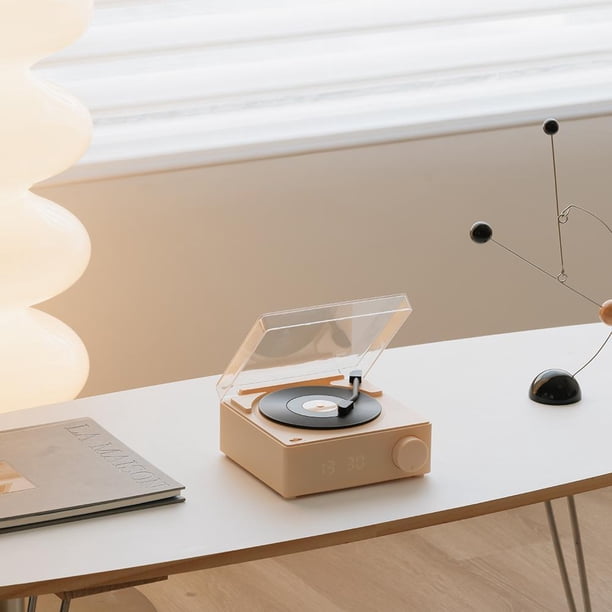 Despertador Altavoz Escritorio multifuncional Caja de sonido pequeña Compatible con Bluetooth