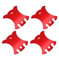 thumbnail image 2 of 10 piezas de aluminio curvado viento tienda cuerdas hebilla ajuste Camping cuerda tapón tienda viento cuerda tensor L, 2 of 8