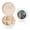 White, variant on Starry Sky Cloud Wolf Print Portable Jewelry Box,Round Mini Leather Travel Jewelry Case,Small Travel Jewelry Organizer,Jewelry Holder for Ring Necklace Earring for Women Girls-White