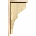 thumbnail image 3 of 8"W x 10"D x 18"H Monterey Rough Sawn Corbel w/Backplate, Douglas Fir, 3 of 9